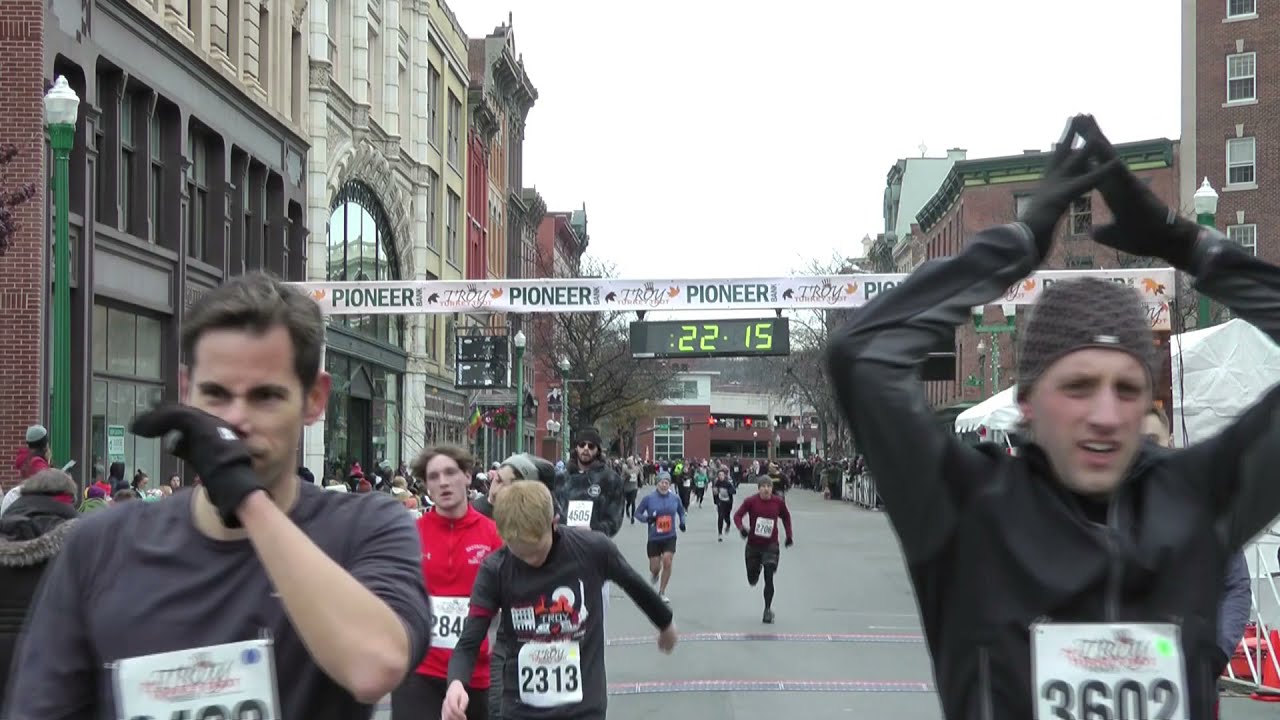 2021 Troy Turkey Trot 5k Finish Line Video