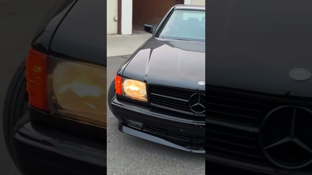 GENUINE 560SEC AMG WIDEBODY ! #automobile #560sec #sec #c126 #amg #mercedesbenz