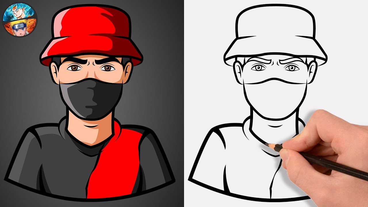 COMO DESENHAR CARTOON DE FREE FIRE #21 DESENHANDO FREE FIRE FF