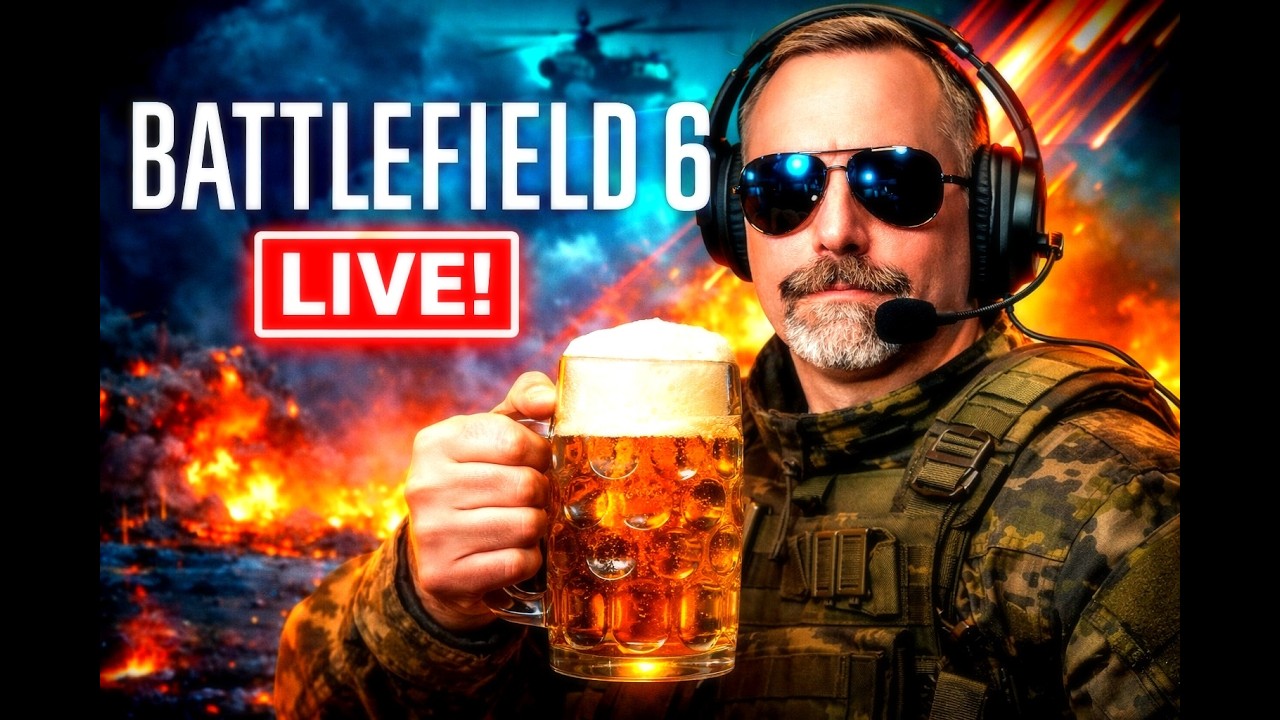 BATTLEFIELD 6 LIVE! Beer Drinking and unlocking the VCR-2.