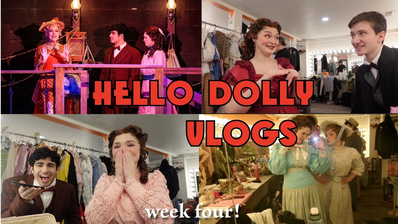 HELLO DOLLY VLOGS 👒❤️ || week 2 of shows, new wig prep, & late nights home