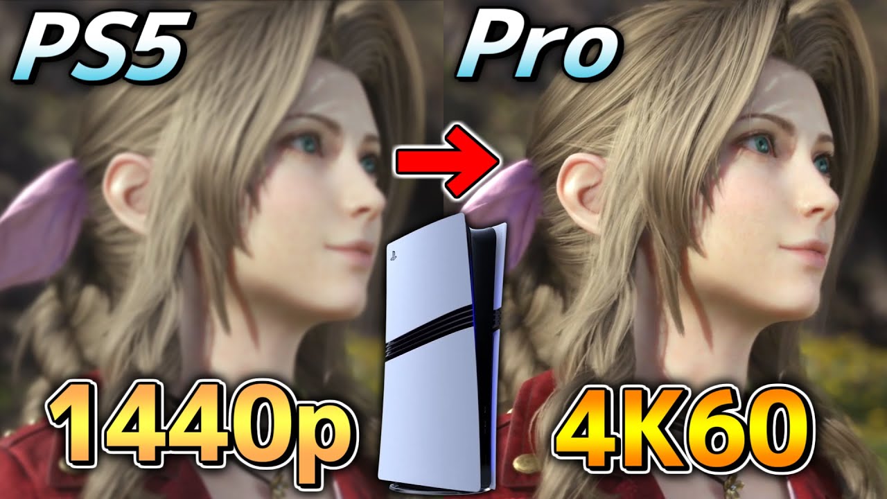 【PS5Pro】版のFF7Rがスゴすぎる！4K60はこんなに綺麗なのか