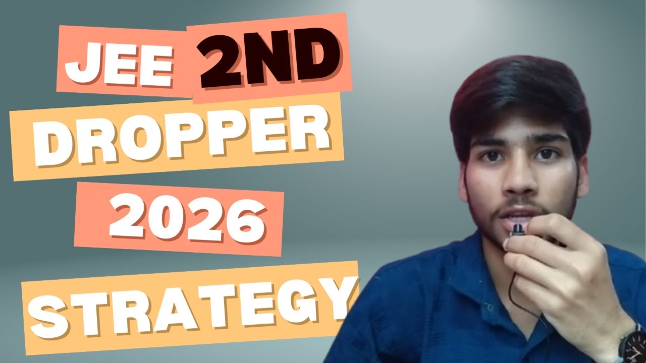 Jee 2nd Dropper Best Strategy #jee #motivation #strategy