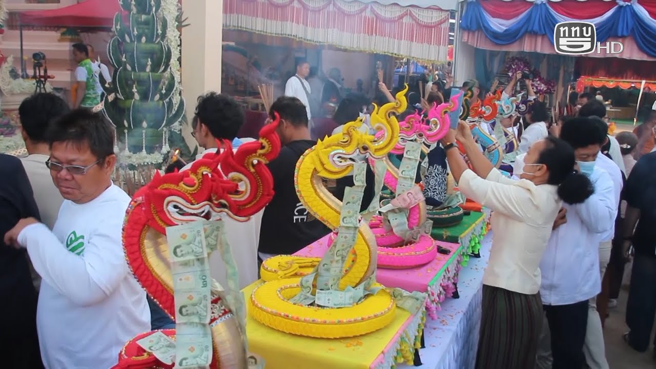 งานประจำปีบุญเดือน3 วัดกลางอุดมเวทย์ จ.ร้อยเอ็ด รายการร้อยเรื่องราววาไรตี้ 8-2-69 เวลา06.00ทาง ททบ.5