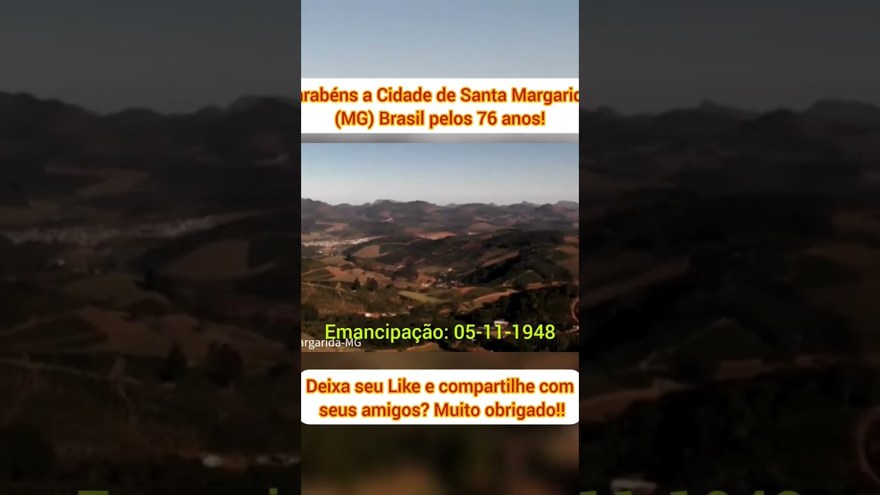 Santa Margarida (MG) 75 anos de Emancipa&ccedil;&atilde;o #shorts