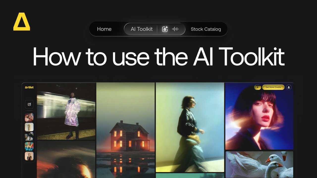 Как использовать набор инструментов Artlist AI Toolkit