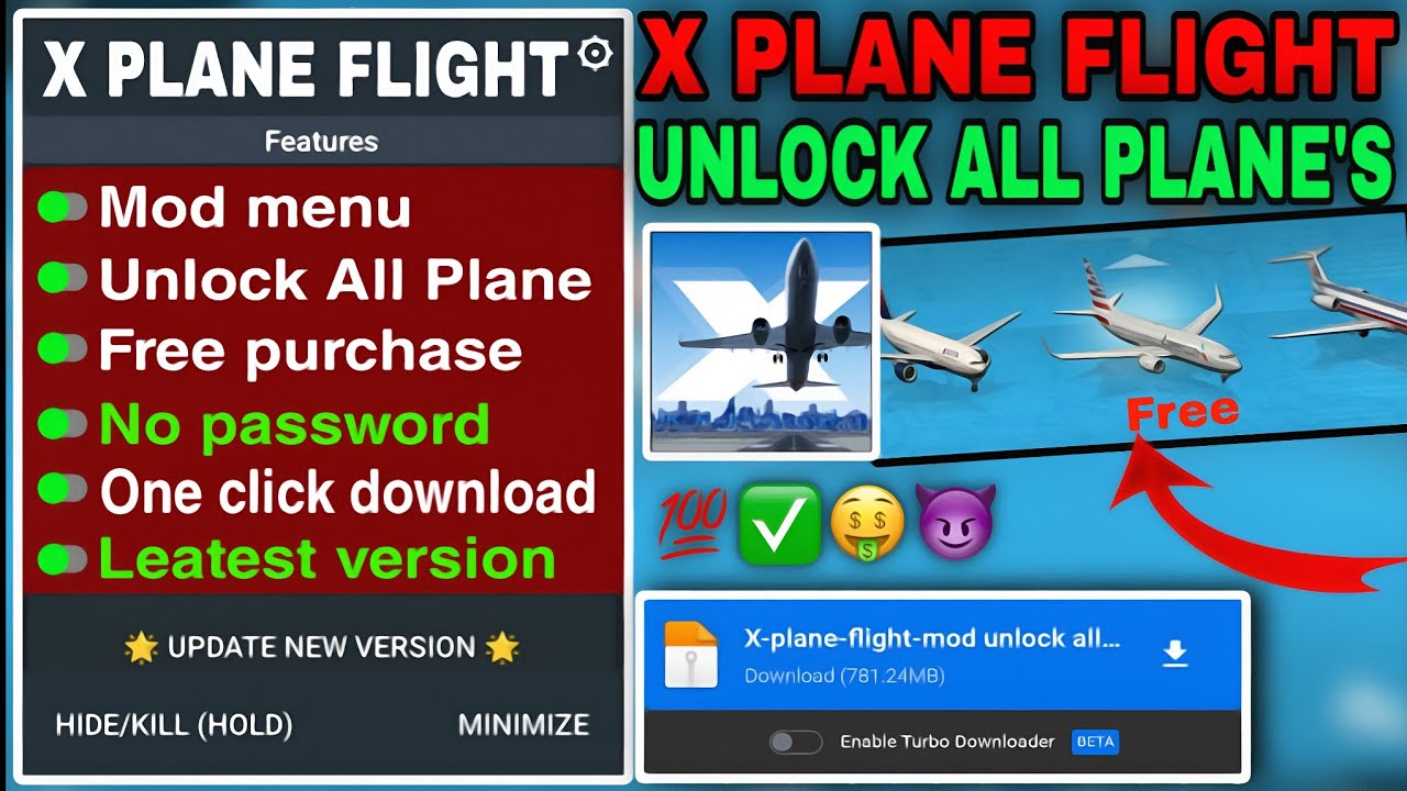X plane flight All plane Unlock || x plane mod apk x plane flight mod #xplane11 #youtube