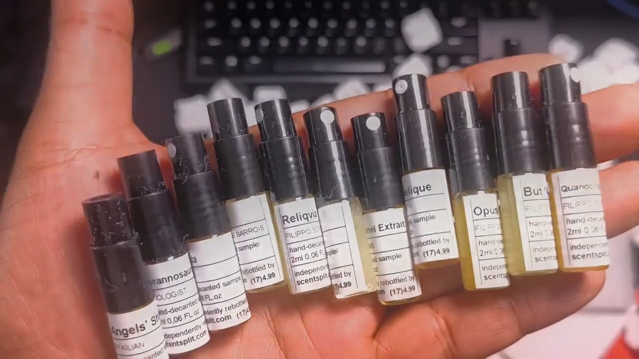 Fragrance Sample Haul unboxing 
