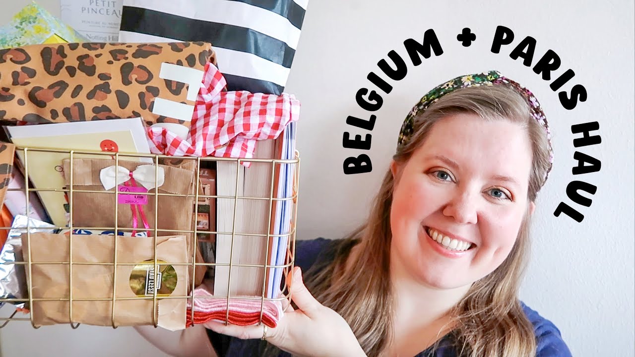 haul from Paris, Antwerp, Bruges 🛍️ trinkets, books, skincare, and more during Spring Break!