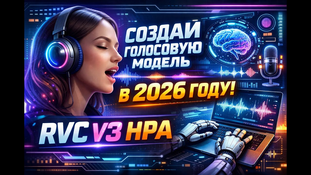 КАК СОЗДАТЬ ГОЛОСОВУЮ МОДЕЛЬ В 2026 ГОДУ? RVC V3 HPA