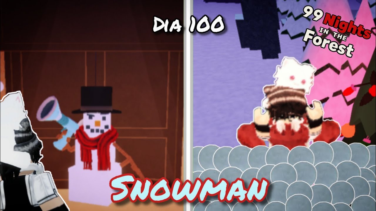 Sobrevivi 100 dias com a nova classe Snowman no 99 noites!
