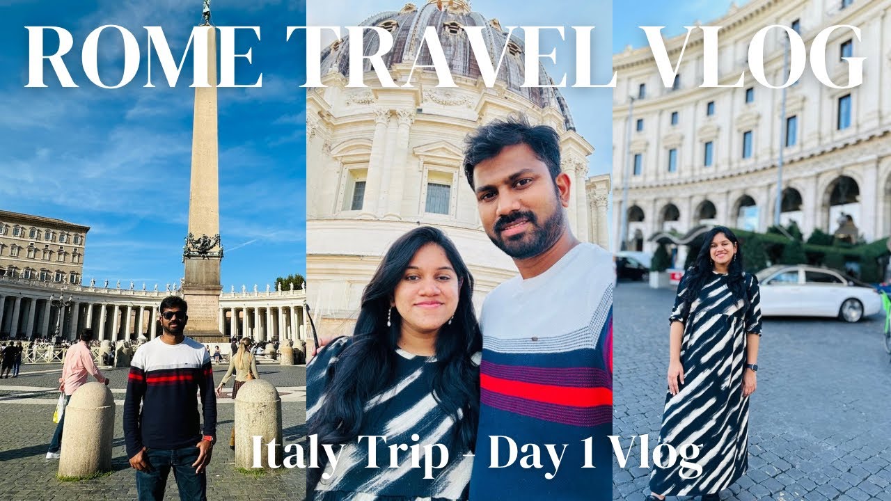 Italy சுற்றிப் பார்ப்போம்| UK Tamil Vlog | Rome | Vatican city | Italy series Vlog 2