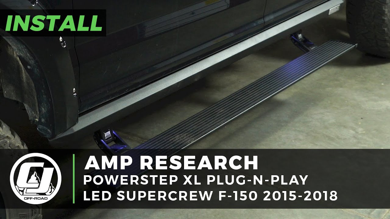 Ford F150 Install: AMP Research Plug-N-Play PowerStep XL with LED Lighting