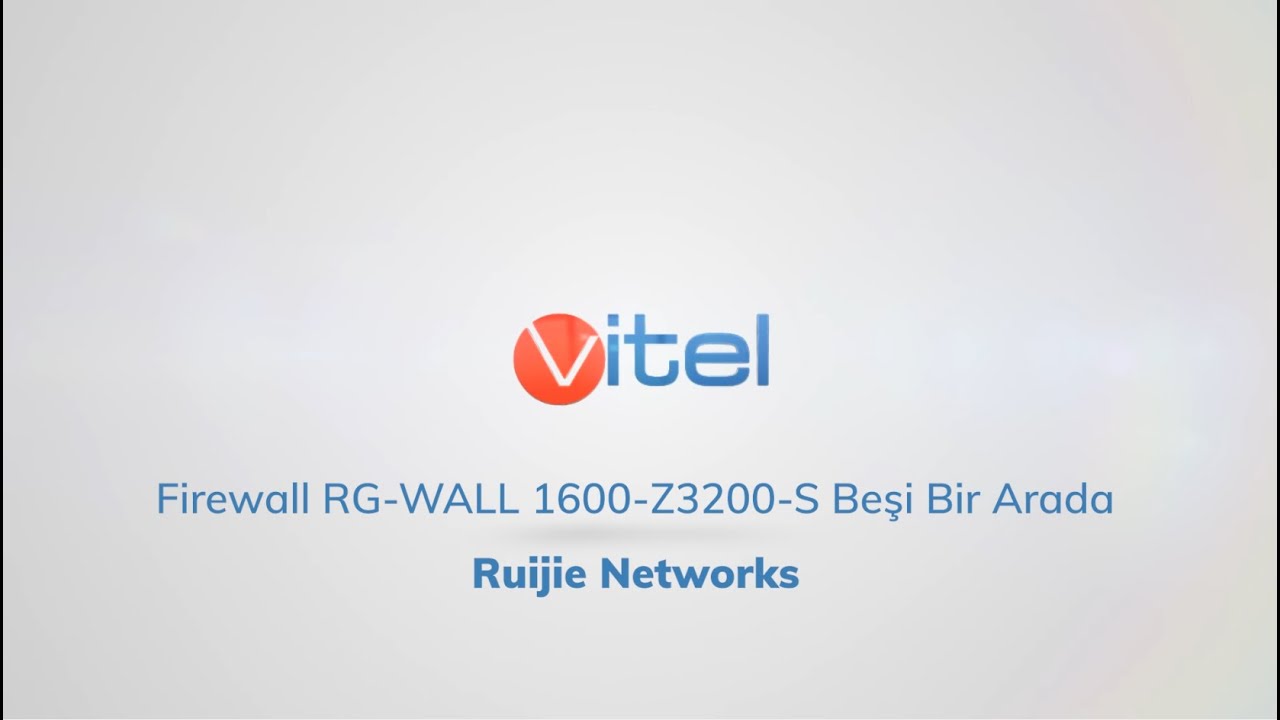 Firewall RG-WALL 1600-Z3200-S Beşi Bir Arada | Ruijie Networks