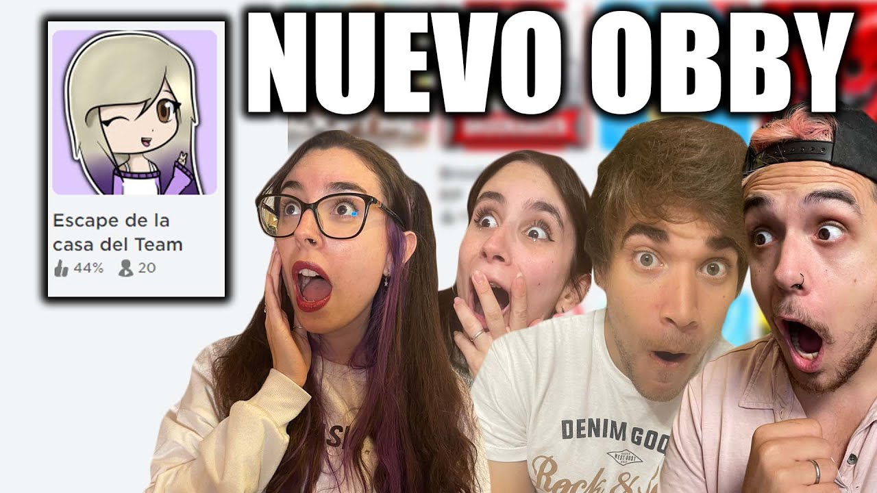 EL TEAM ANORMAL JUEGA SU NUEVO OBBY EN ROBLOX!! LYNA, CHOCOBLOX, MELINA Y AUGUSTO OBBY ROBLOX
