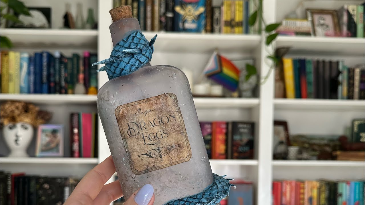 Sgaeyl Fourth Wing Inspired Dragon Egg Apothecary Bottle