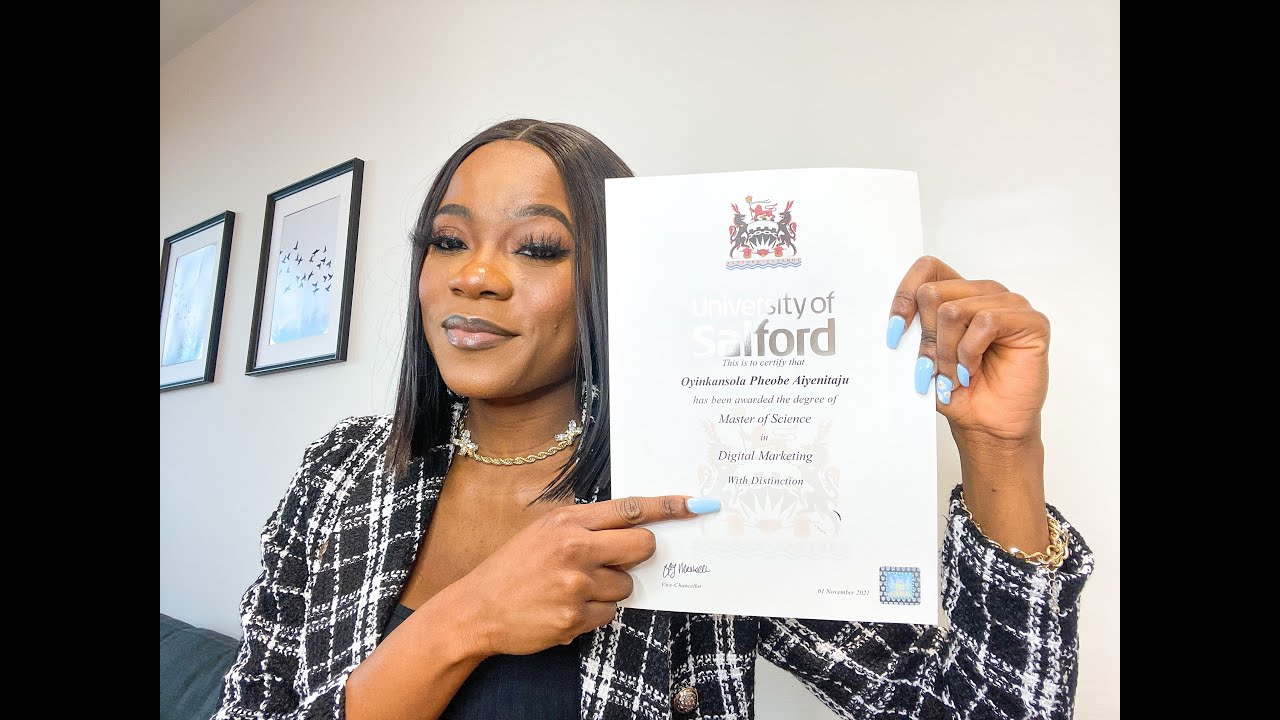 How I Made A Distinction In My Master's Degree In The UK | My Results | University of Salford