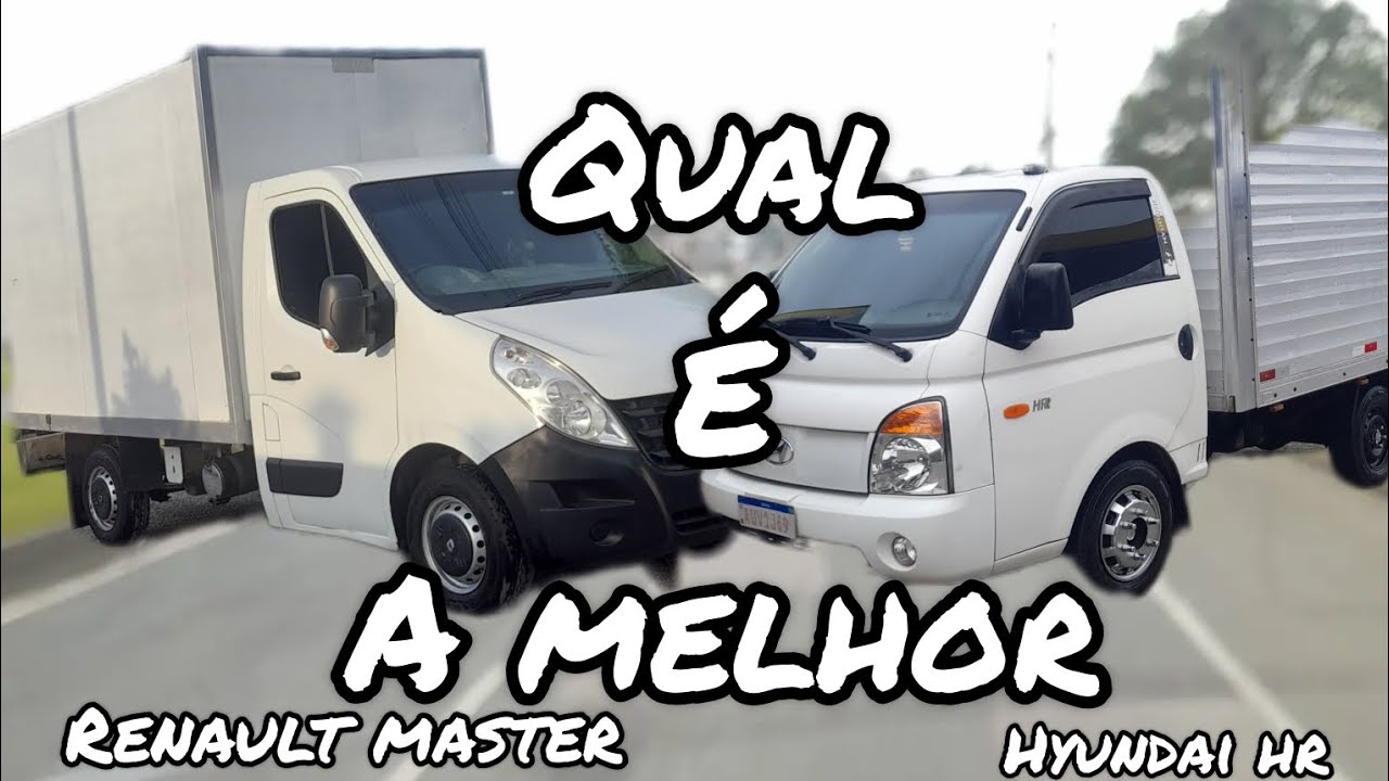 Hyundai HR X Renault master ,qual a melhor .1 ano de master