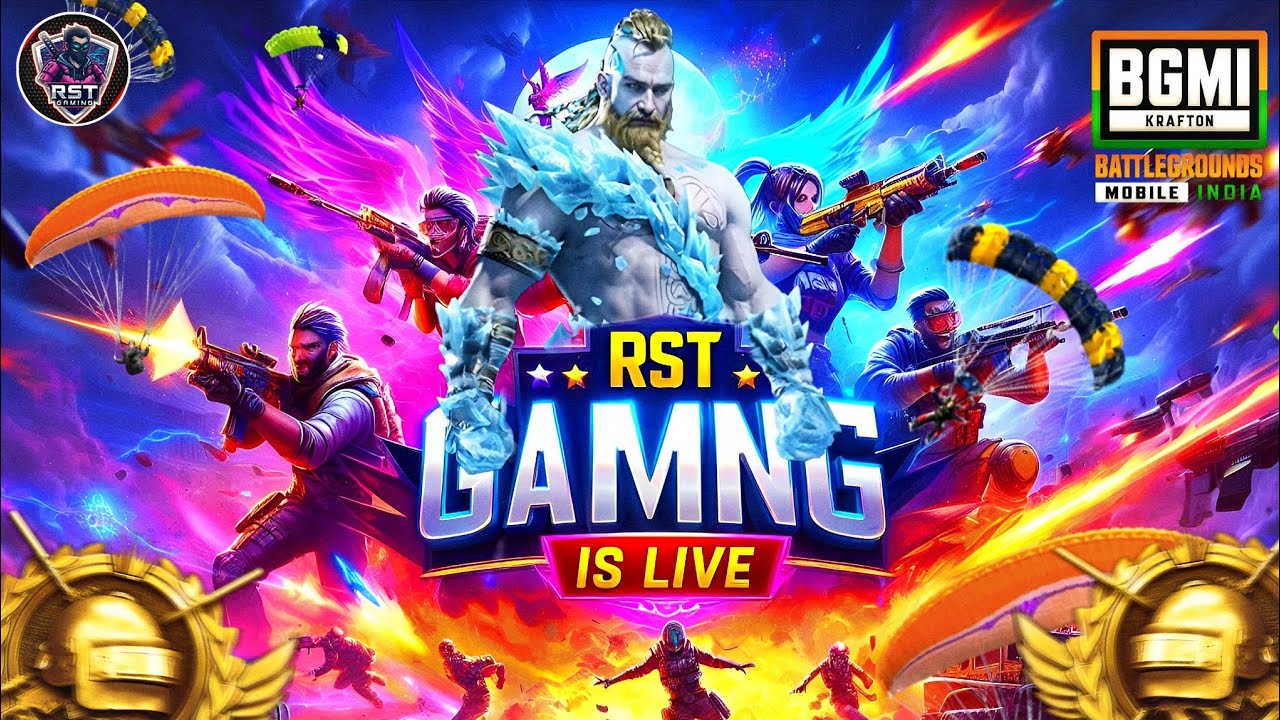 🔥 Live BGMI Gameplay – RST GAMING 🎮