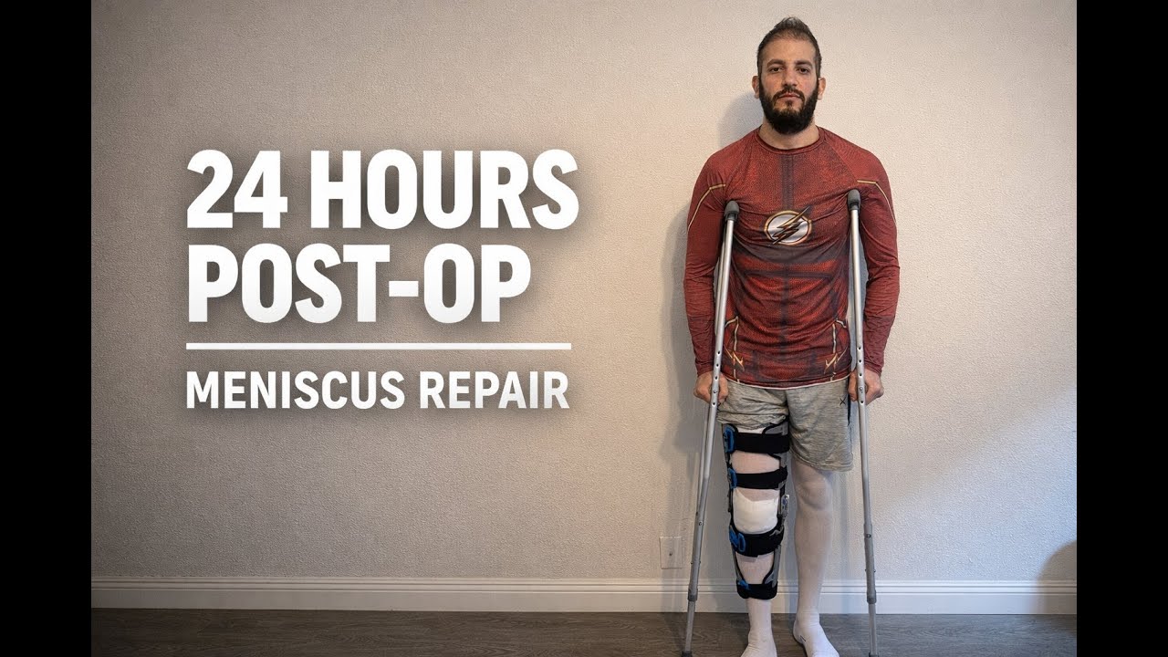 I Heard a Pop During Jiu-Jitsu… Bucket Handle Meniscus Tear (Surgery Day 1)