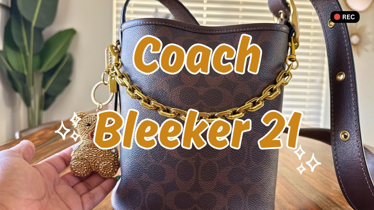 🤎 Что помещается внутри моего Coach Bleeker 21 | Откровенные мысли 🤎