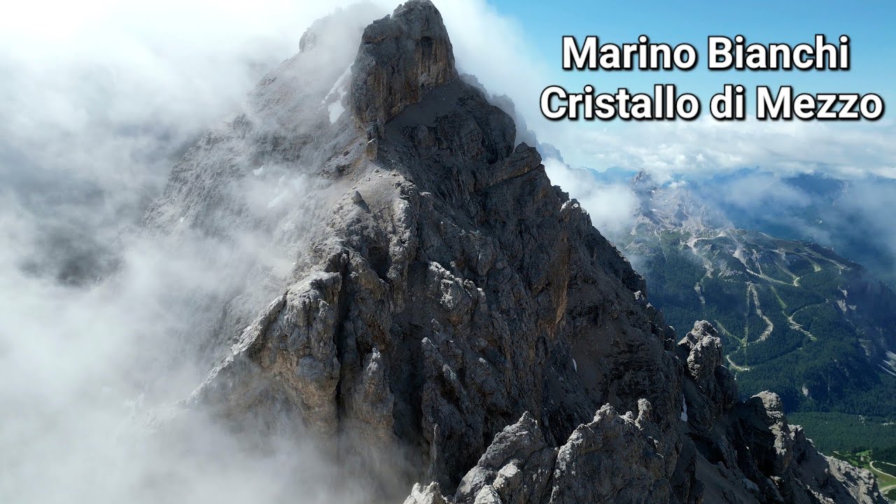 Dolomity Ferrata Marino Bianchi Cristalo di Mezzo