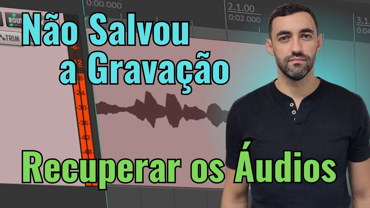 Como Recuperar as suas Gravações no Reaper