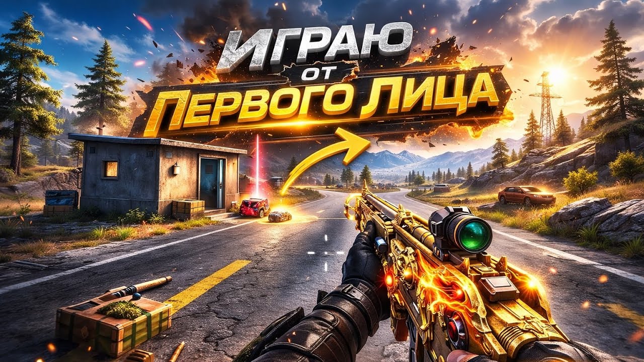 ИГРАЮ ОТ ПЕРВОГО ЛИЦА😱В МЕТРО РОЯЛЬ l PUBG MOBILE