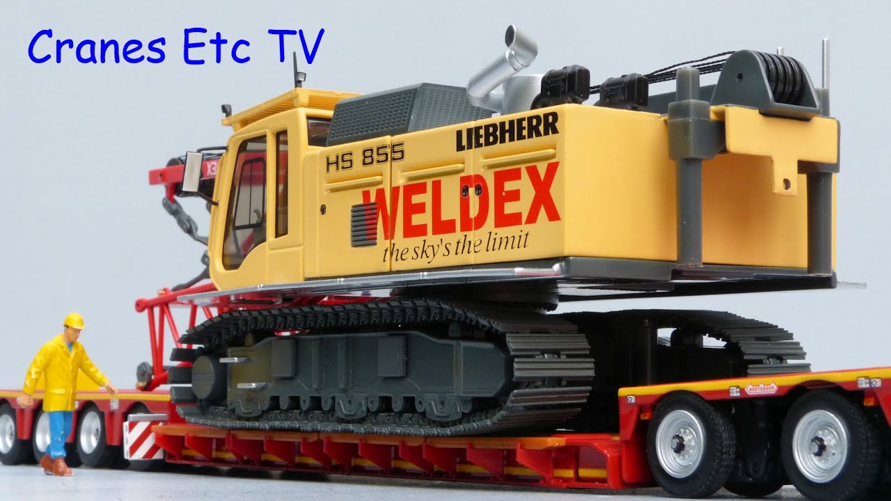 NZG Liebherr HS 855 HD Crawler Crane 'Weldex' by Cranes Etc TV