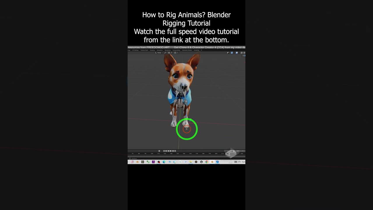 How to Rig Animals? Blender Rigging Tutorial #rigging #blender #animal #tutorial #3dmodeling #rig