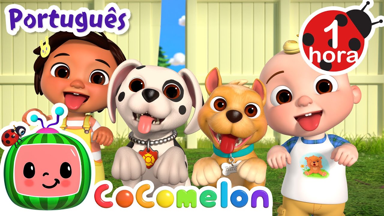 Encontro de Cachorrinhos 🐶 | 1 HORA DE COCOMELON BRASIL | Músicas Infantis e Desenhos em Português