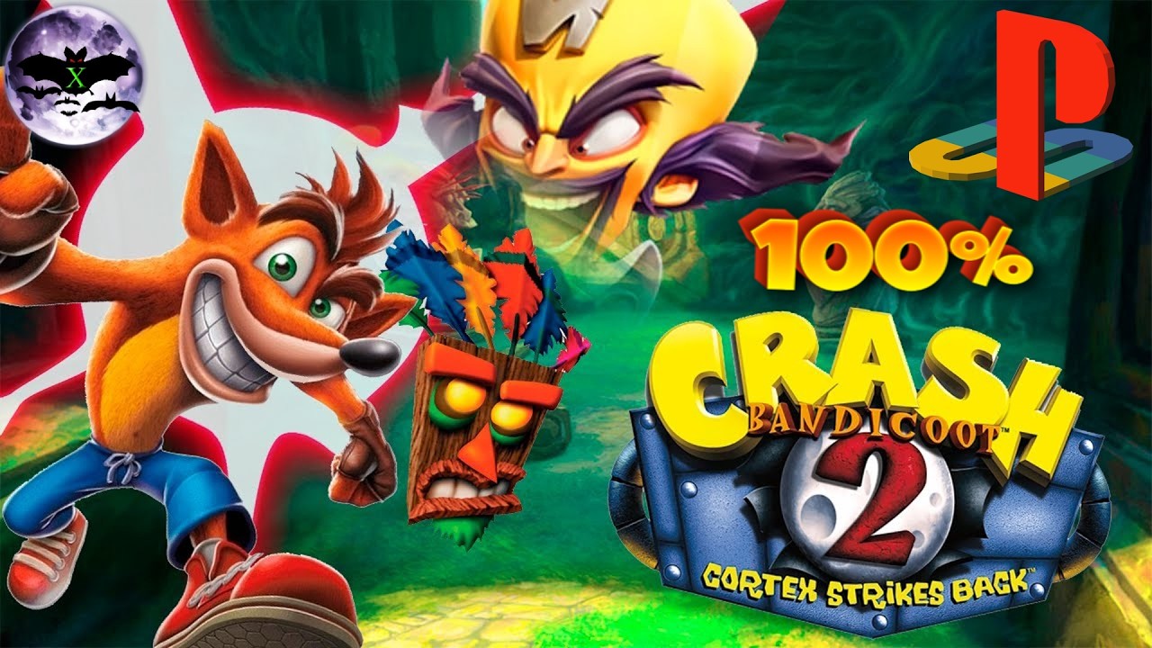 Crash Bandicoot 2: Cortex Strikes Back прохождение 100% | Игра ( PS1, PlayStation 1 ) Стрим