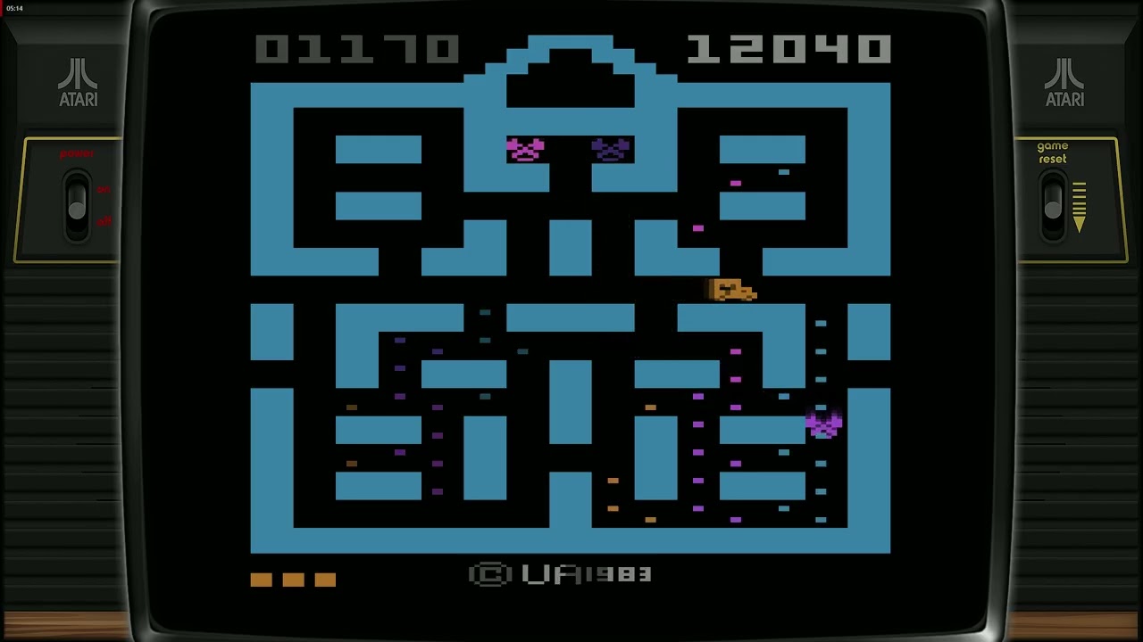 Cat Trax (Atari 2600) &ndash; Pac-Man Clone with a Twist | Classic Gameplay