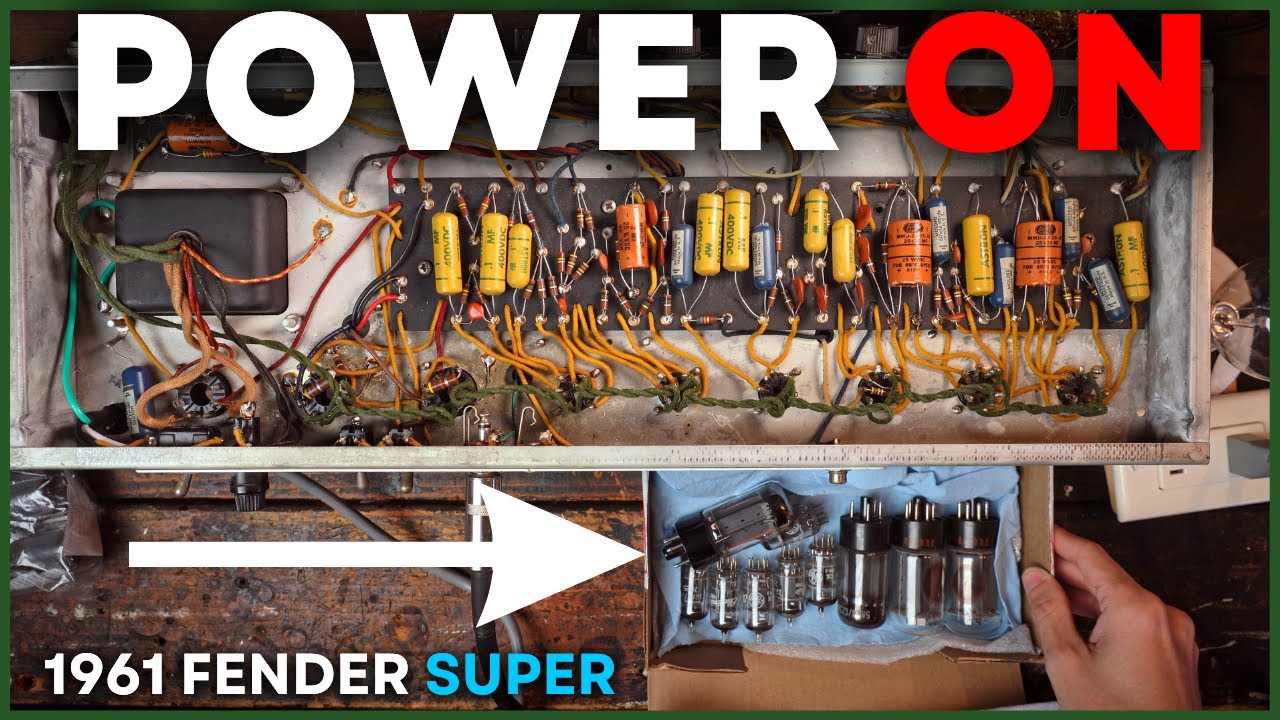 The Moment of Truth! | 1961 Fender *Super* 6G4a Amp Repair - Pt. 4