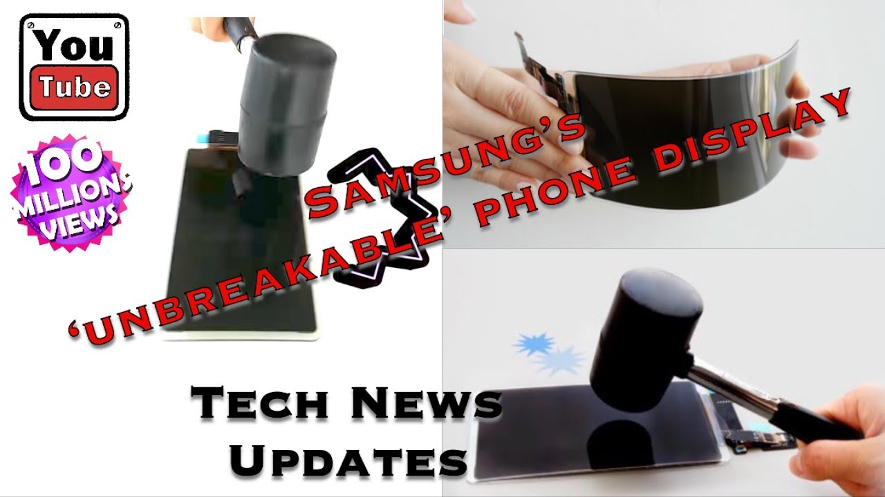 SAMSUNG OLED UNBREAKABLE PANEL PHONE SCREEN || TECH SINGH Urs ||