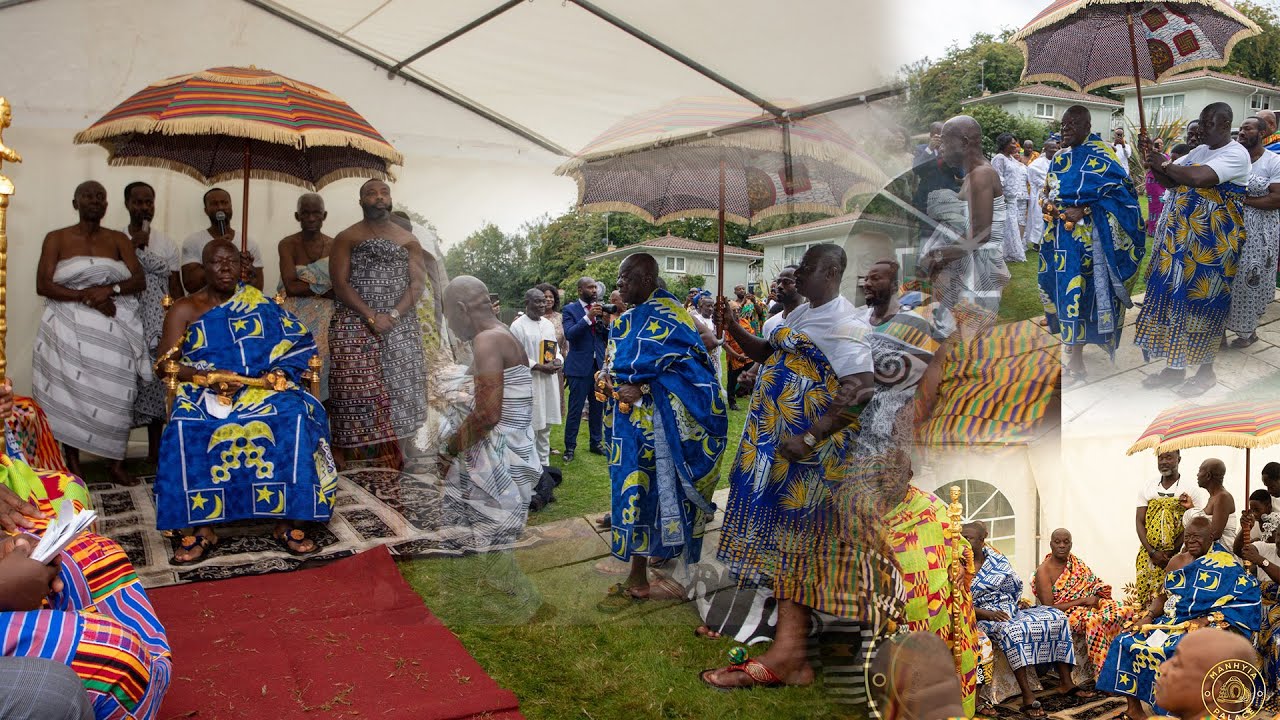 INCREDIBLE: OTUMFUO & NANANOM CELEBRATE AWUKUDAE IN ABROAD (UK)