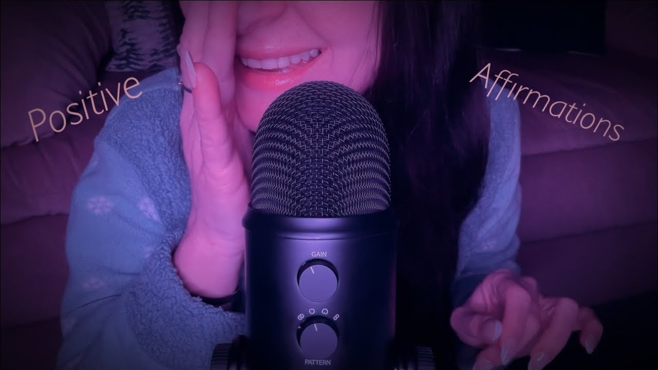ASMR Positive Affirmations for Anxiety and Stress 🧘🏻‍♀️ Hand Sounds 👐 