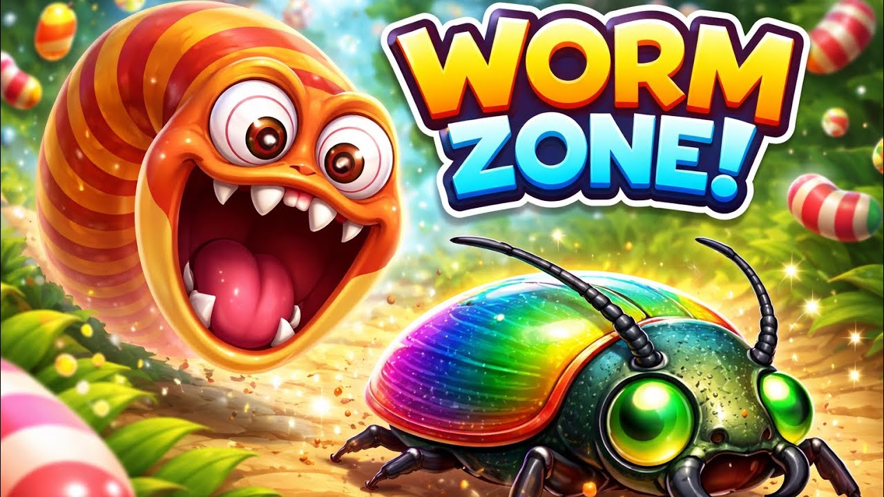 Worm chase beetles 🪲🐞