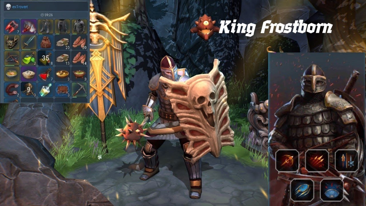 PVP FROSTBORN / PVP SOLO / РАЗМИНАЮСЬ НА НАЕМНИКЕ 5 