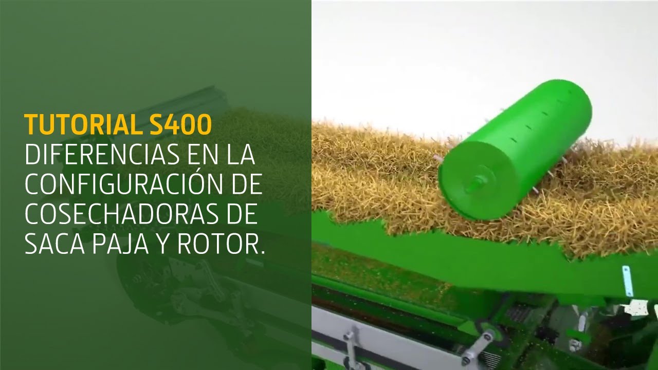 Diferencias principales entre la configuración de cosechadoras de saca paja y rotor.