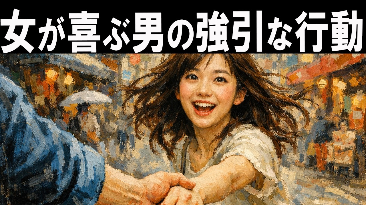 女が口にしないけれど本当は嬉しい、男の強引な行動【恋愛心理学/恋愛雑学】