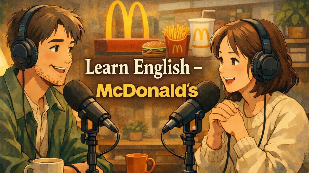 McDonald's! | American English Podcast For Learning Easy Conversation and American Culture