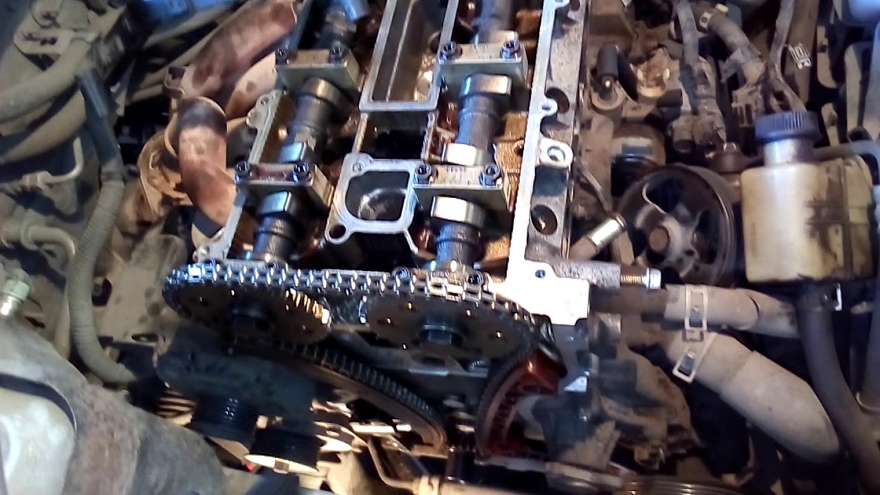 мазда 6 L8 1,8 цепь грм ,метки ,установка натяжителя и успокоителя цепи   Часть 8