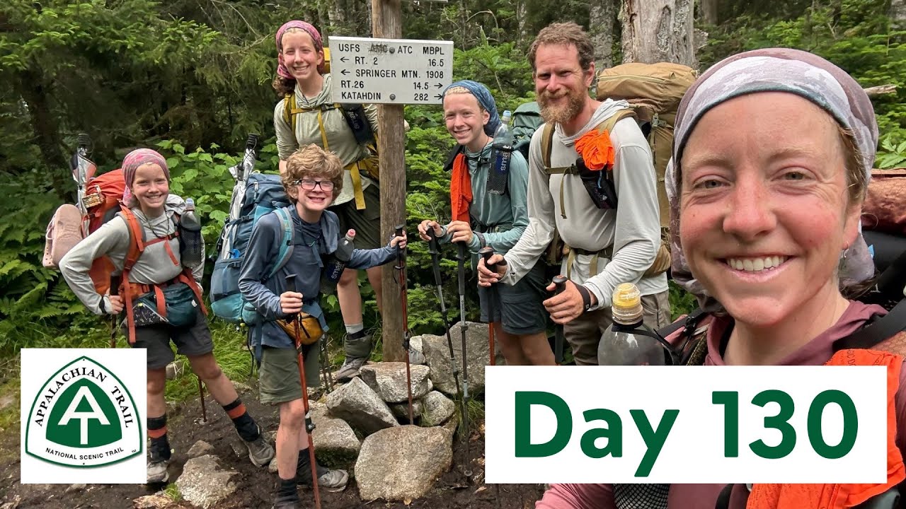AT Thru Hike Day 130 - Crossed into Maine! And it’s not playing around