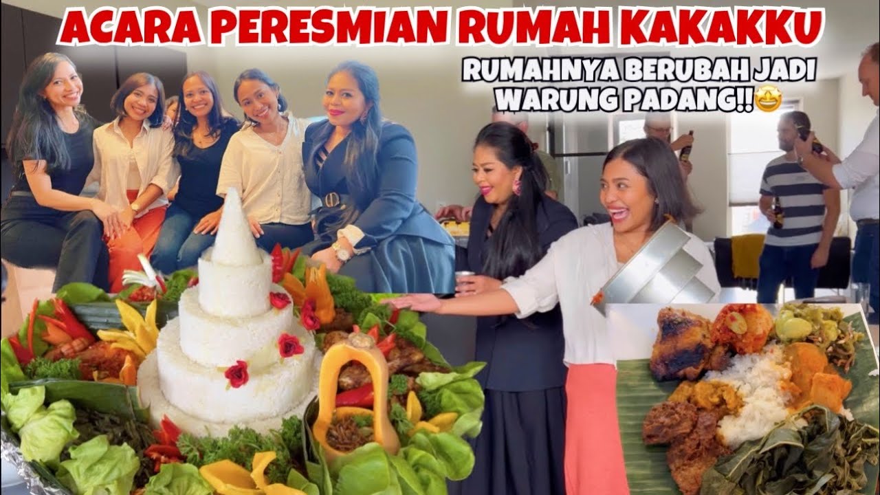 PERESMIAN RUMAH KAKAKKU DI BELANDA PENUH MAKANAN