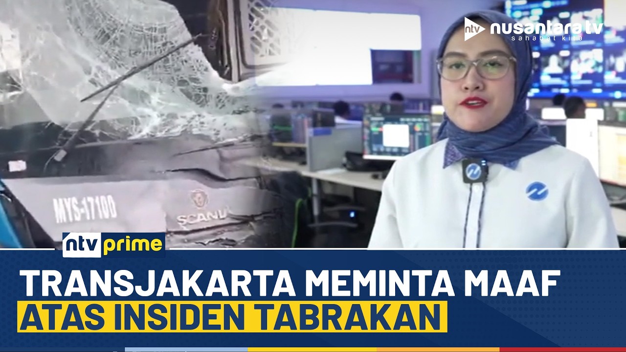 Tabrakan di Jalur Layang Cipulir, Transjakarta Meminta Maaf & Tanggung Biaya Korban | NTV PRIME