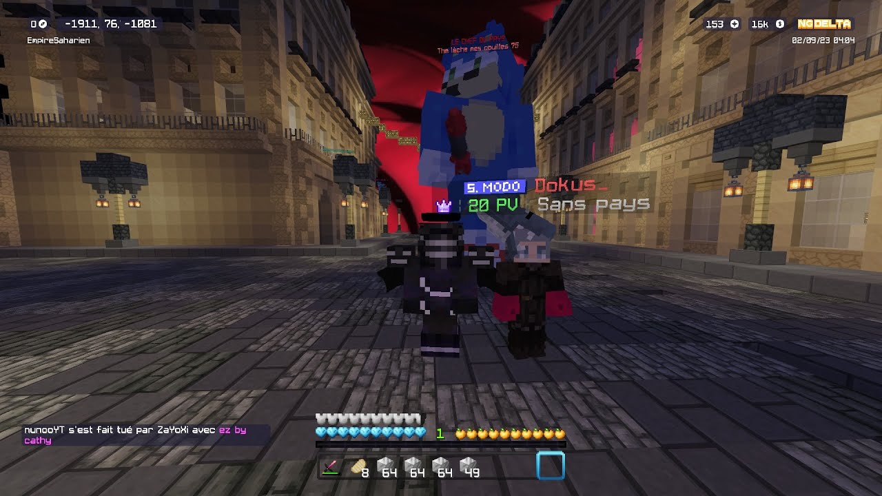 ZAP NG | bedrock | t3 , drop , pvp conquest et pillage