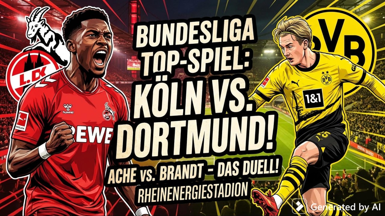 FC Koln vs Borussia Dortmund Bundesliga Clash!
