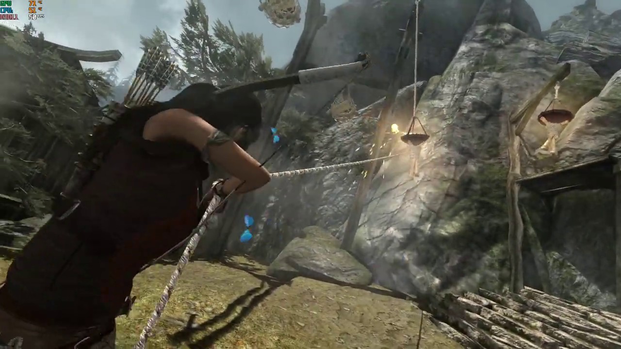TOMB RAIDER - Mountain Village - Dağ Köyü - Walkthrough No Commentary Part-13