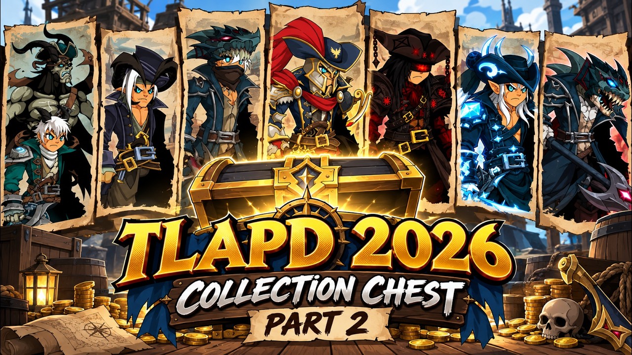 Обзор части 2 сундука коллекции TLAPD в AQW 2026! #aqworlds